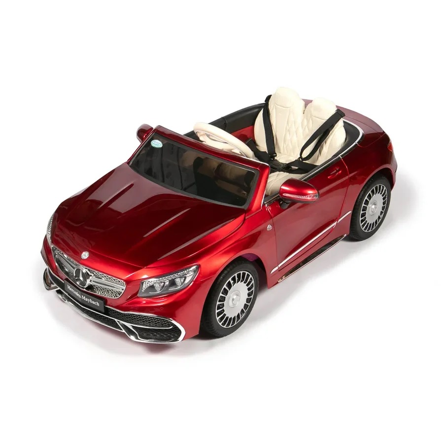 Детский электромобиль Mercedes-Maybach S650 (ЛИЦЕНЗИЯ) Cabriolet (Красный глянец) ZB188